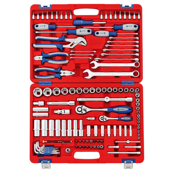 Набор инструментов универсальный МАСТАК 01-123C (123 предмета)