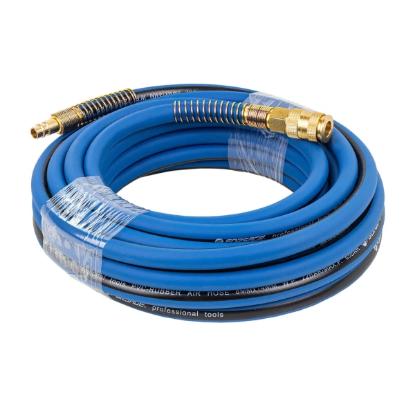 Шланг резиновый воздушный армированный с фитингами 8мм x 14мм x 10м