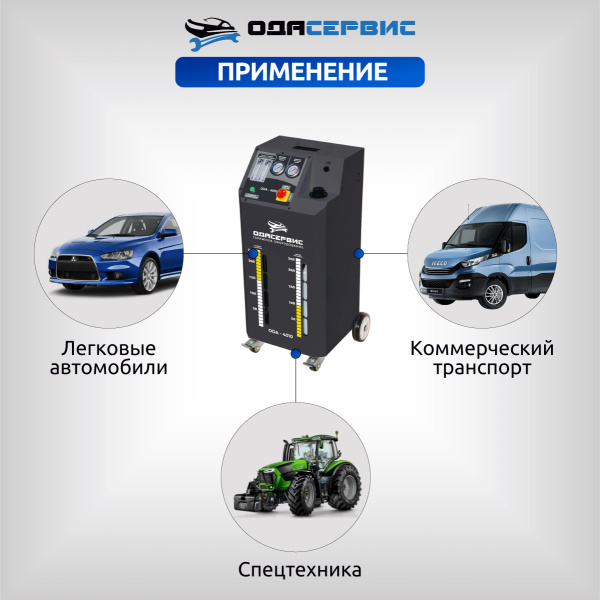 Установка для замены антифриза в системе охлаждения ОДА Сервис ODA-4010