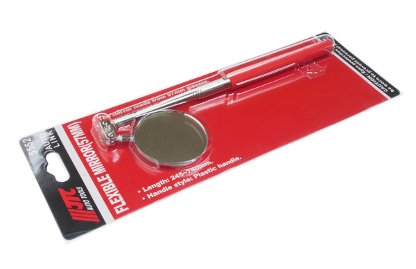 Зеркало досмотра телескопическое на держателе JTC 5552 (57 мм, 245-740 мм)