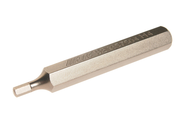 Бита HEX 6-ти гранная удлиненная JTC 1357504 (H4х75 мм, 10 мм, S2)