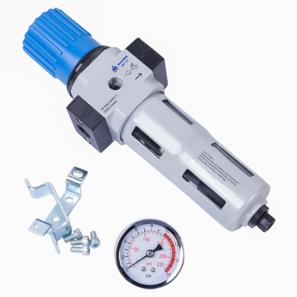 Фильтр влагоотделитель с редуктором МАСТАК 691-31 (3/8", 16 бар)