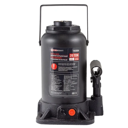 Домкрат бутылочный 20т с клапаном (h min-235мм, h max-445мм)