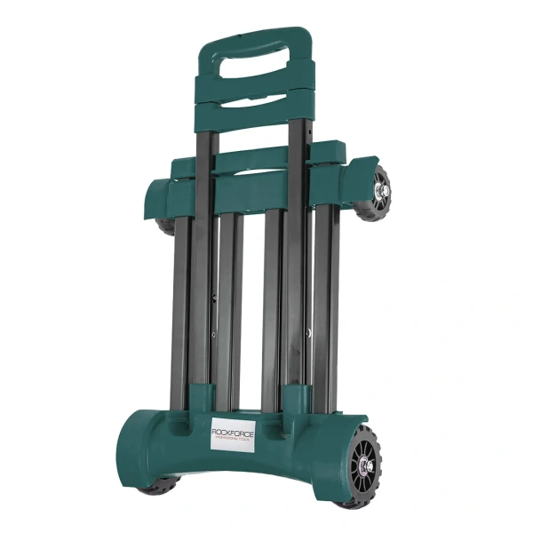 Тележка платформенная складная с телескопической ручкой+набор эластичных шнуров(в разложенном виде:41х36х98см,в сложенном:52х30х11см,г/п50кг)