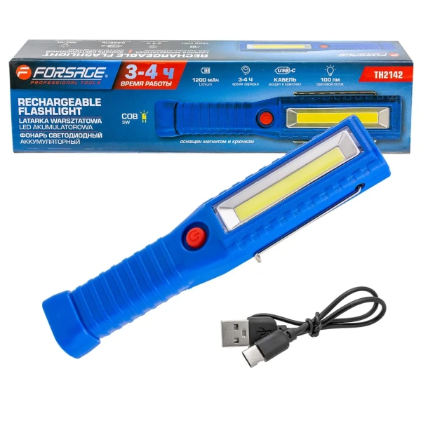 Фонарь светодиодный аккумуляторный