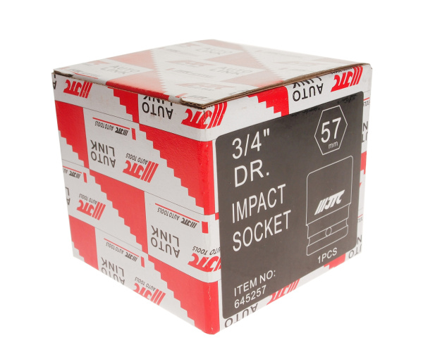 Головка торцевая ударная JTC 645257 (3/4", 57 мм, L=74 мм)