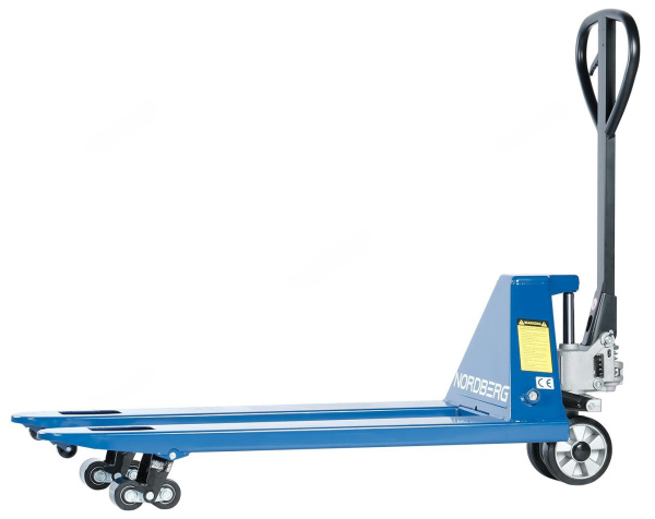 Тележка складская гидравлическая с резиновыми колесами 2,5 т NORDBERG N3902-25R