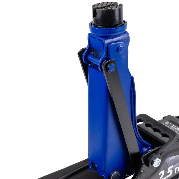 Домкрат подкатной гидравлический низкопрофильный с резиновой накладкой 2.5т (h min 85мм,h max 385)