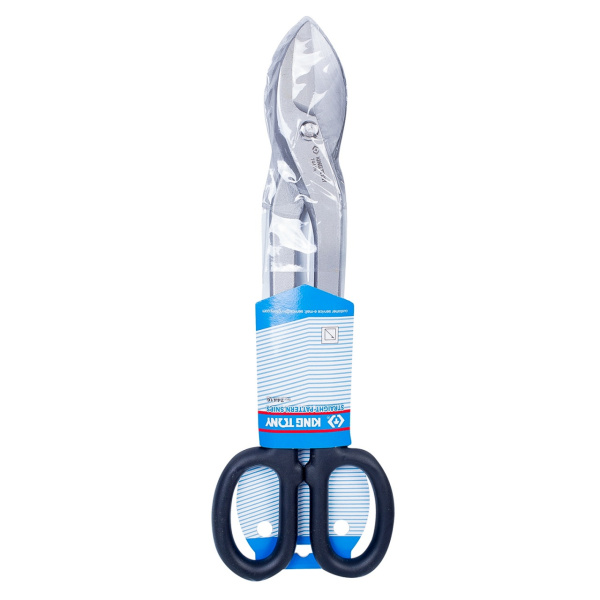 Ножницы по металлу 456 мм, прямые, рукоять кольца KING TONY 74416