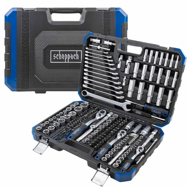 Набор инструментов 216+2пр. 1/4'', 3/8'', 1/2''(6гр.) (4-32мм)