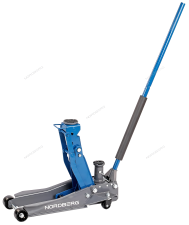 Домкрат подкатной с изменяемой высотой подхвата и регулируемой проставкой 2 / 3 т NORDBERG N32025