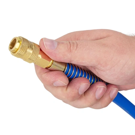 Шланг резиновый воздушный армированный с фитингами 10мм х 16мм х 20м