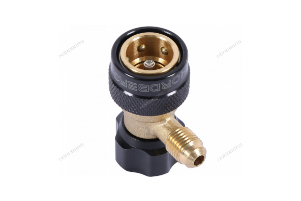 Муфта быстросъемная R134a NORDBERG NFA4H (высокое давление, красная)