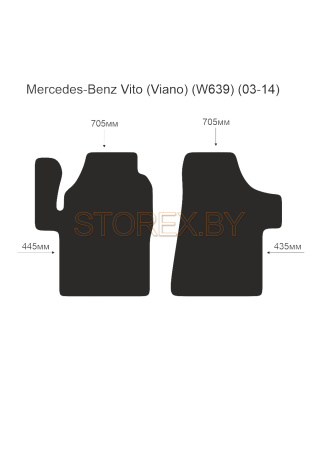 Mercedes-Benz Vito (Viano) (W639) (03-14) copy