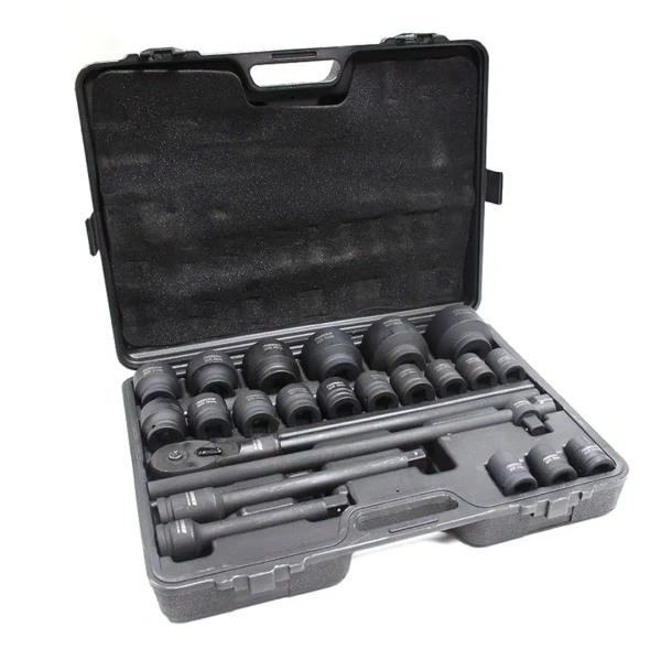 Набор инструментов ударных 3/4'', 6гр., 23 пр. (17,19,21,22,24,27,30,32-36,38,41,46,50,55,60,65мм), кейсе