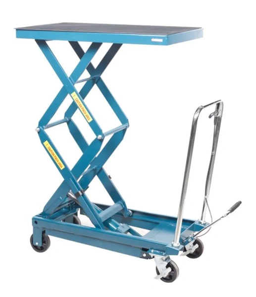 Стол подъемный гидравлический для подъема и перевозки агрегатов 400кг (h min-360мм,h max-1290мм, 1035х550)