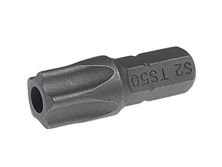 Бита TORX 5-ти гранная с отверстием JTC 1192550 (TS50Hх25 мм, 1/4")