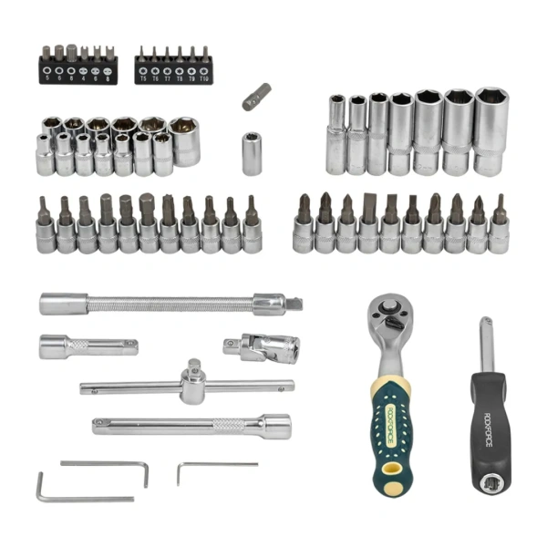 Набор инструментов 66пр. 1/4''(6гр.)