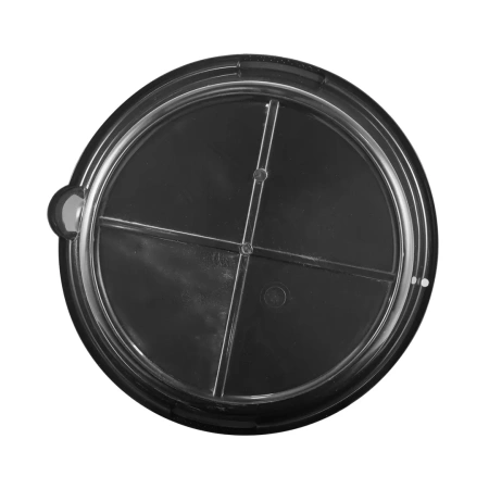 Емкость пластиковая круглая для слива отработанного масла и технических жидкостей 6л