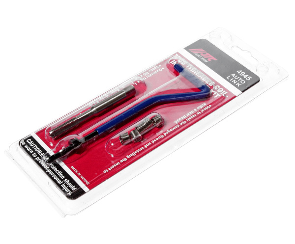 Набор инструментов для восстановления резьбы JTC 4945 (вставки М6х1 мм, L=8,00 мм, 5 шт., 7 предметов)