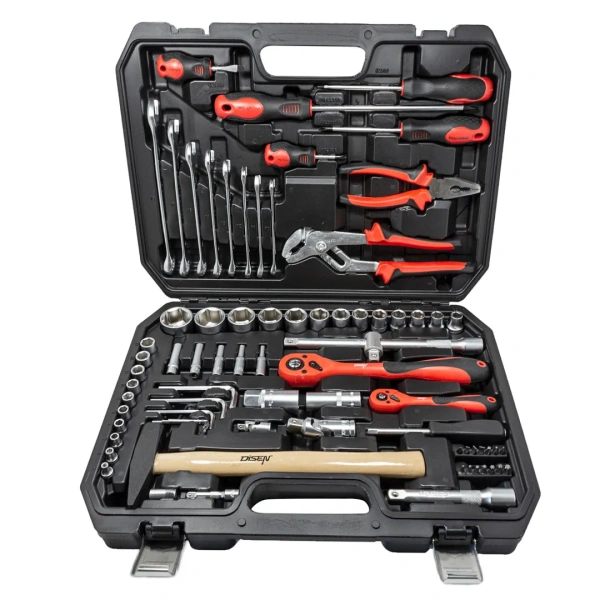 Набор инструментов 76пр.1/4''1/2''(6гр.)(4-32мм)