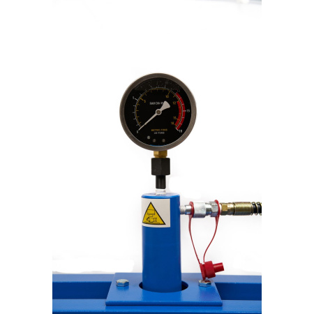 Пресс гидравлический напольный ROSSVIK HJ0803.7016.5005 (12 тонн, серый RAL 7016/синий RAL 5005)