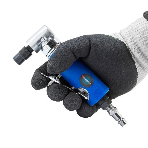 Пневмозачистная машинка угловая(цанга:6мм, 22000об/мин,6.3bar)