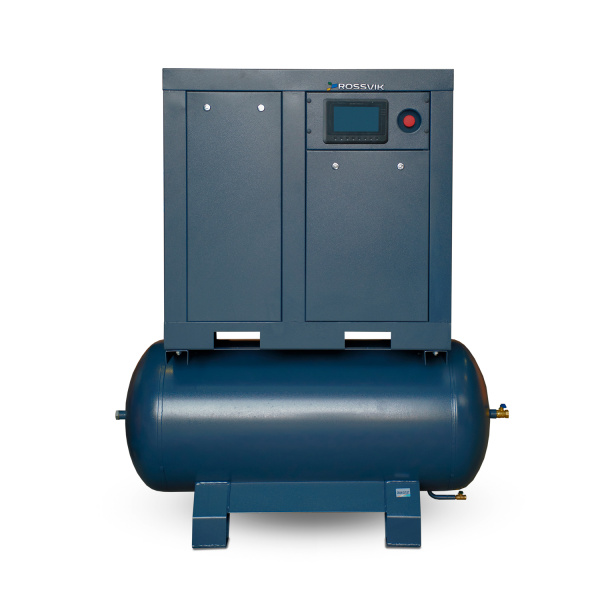 Компрессор винтовой ROSSVIK ВК20А-15-300 (1350 л/мин, 15 бар, ресивер 300 л, 380 В/15 кВт)