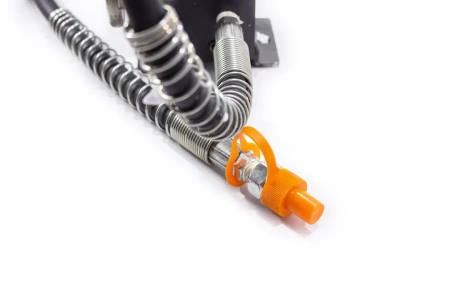 Набор гидравлического оборудования для кузовных работ, 20т,(насос, цилиндр + комплект удлинителей и надставок), в двух металлических кейсах