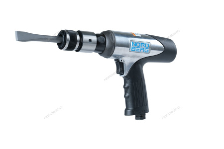 Пневмозубило в кейсе + 5 насадок + быстросъемный адаптер (HA67-KIT) NORDBERG NP5067