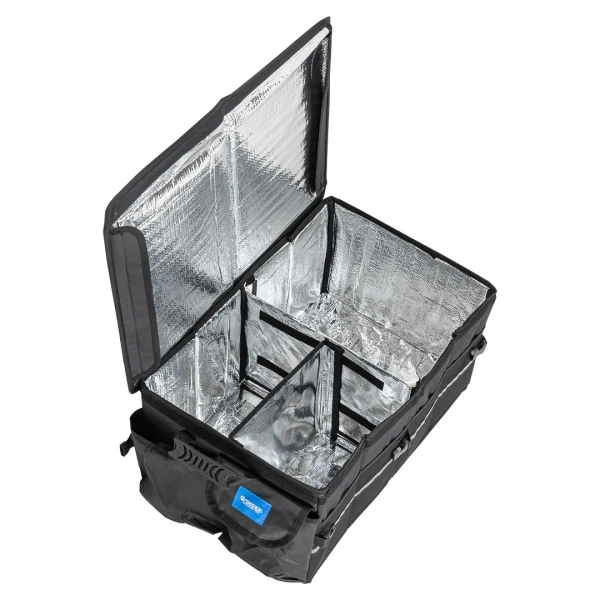 Сумка-органайзер в багажник автомобиля(170х501х230мм, 2 кармана, боковое крепление сумки:скотч/липучка, нижнее крепление:липучка)