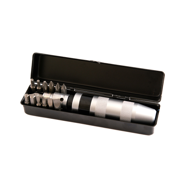 Отвертка ударная с набором бит ROSSVIK ST096 (13 предметов)