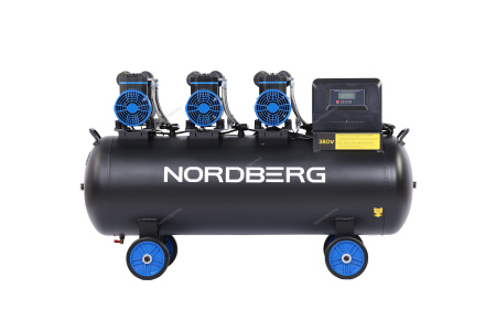Компрессор безмасляный NORDBERG NCEO160/750 (380 В, ресивер 160 л, 750 л/мин)