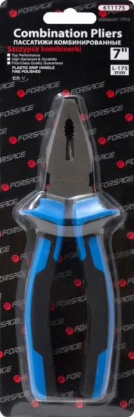 Плоскогубцы комбинированные 7''-175мм, в блистере