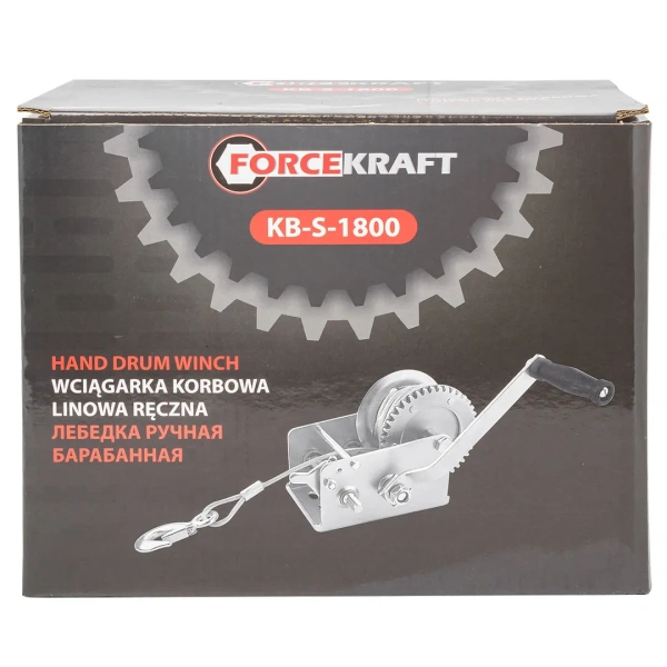 Лебедка барабанная ручная г/п 810кг