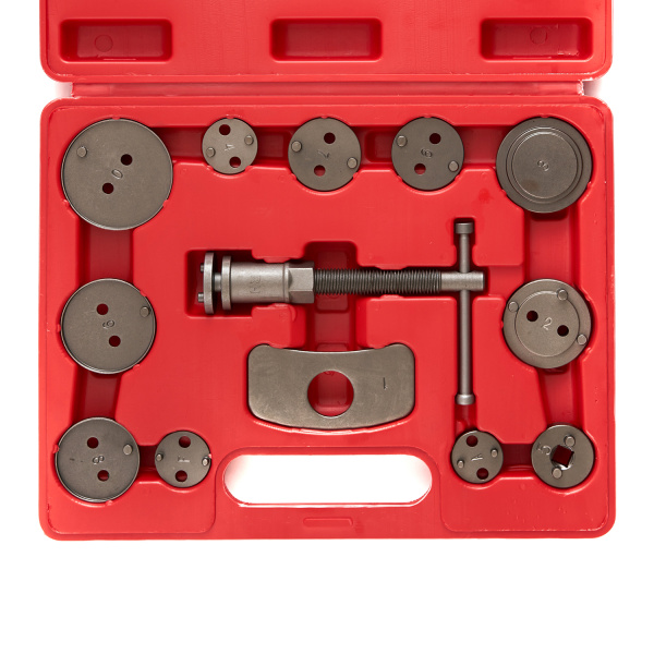 Набор инструментов для сведения тормозных цилиндров ROSSVIK ST063 (13 предметов)