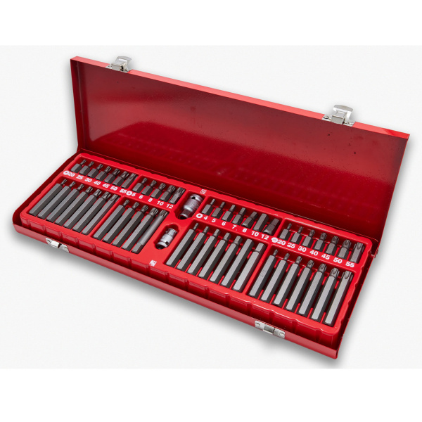 Набор вставок-бит ROSSVIK ST098 (54 предмета)