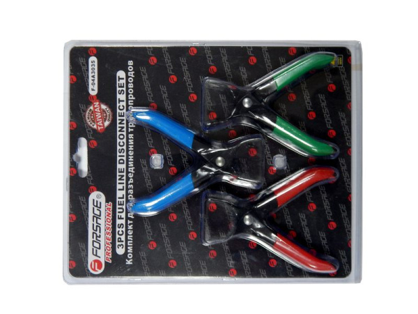 Комплект щипцов для разъединения трубопроводов, 3пр. на блистере