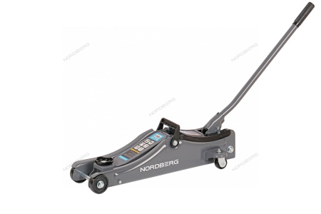 Домкрат подкатной для автолюбителя в кейсе 2 т NORDBERG N32022GEC