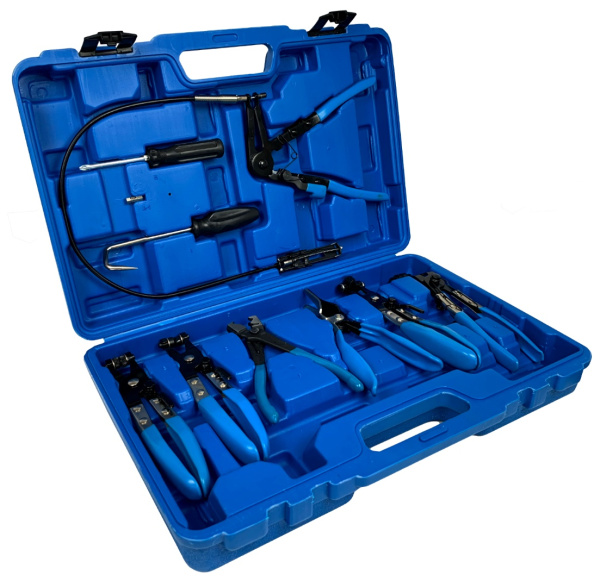 Клещи TA-B1048 для работы со шлангами (9 предметов)