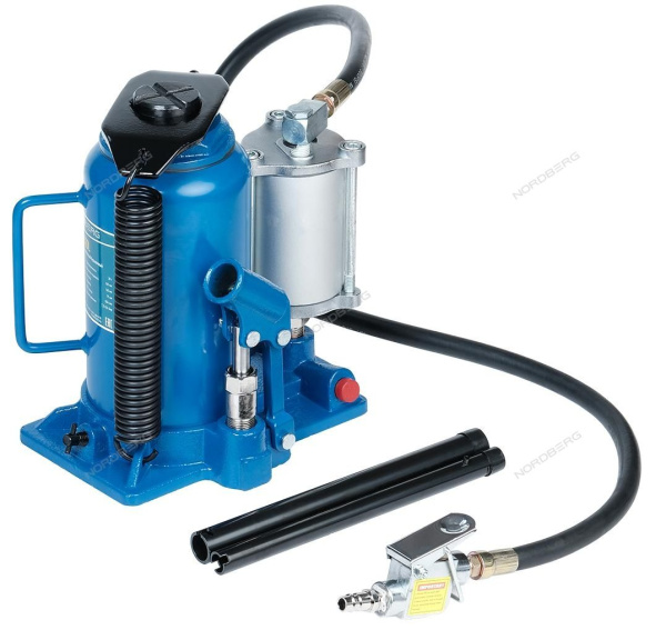 Домкрат бутылочный 20т пневмогидравлический NORDBERG N3320L