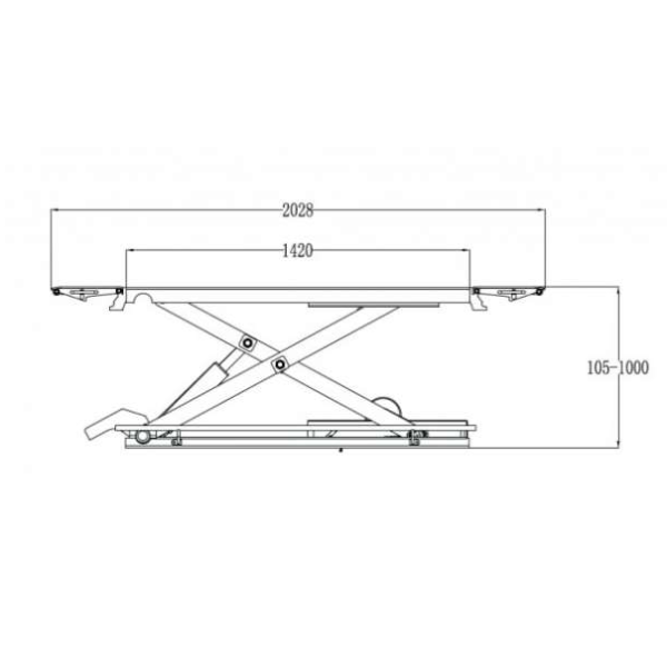 FLYING F6010 380V C Подъёмник электрогидравлический ножничный, 3 т