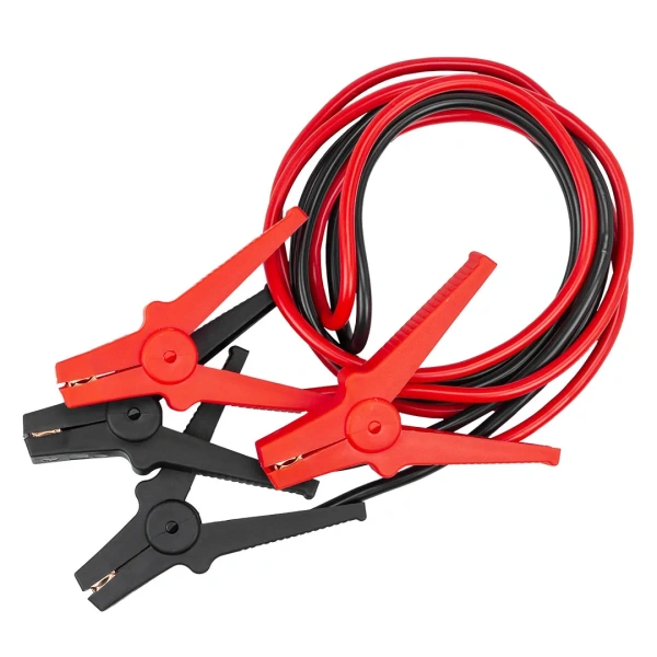 Стартовые провода 500 Aмпер, 2.5м, Øкабеля 9мм, Øжилы 0.25мм, кол-во жил 142 (морозостойкая изоляция), в чехле