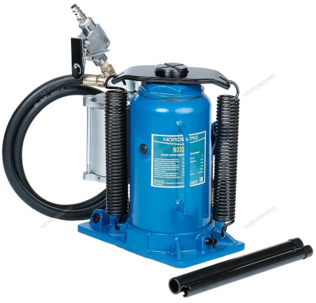 Домкрат бутылочный 20т пневмогидравлический NORDBERG N3320L