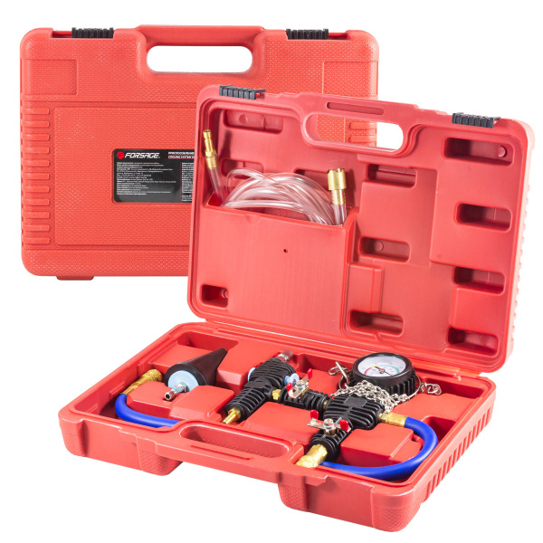 Приспособление для замены охлаждающей жидкости пневматическое, в кейсе Приспособление для замены охлаждающей жидкости пневматическое, в кейсе