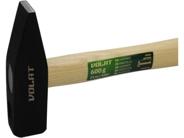 Молоток 0,6кг с дер.рукояткой ВОЛАТ
