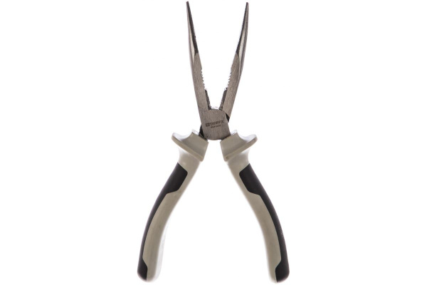 Длинногубцы изогнутые 45° с двухкомпонентными рукоятками 200 мм Thorvik BNP0200