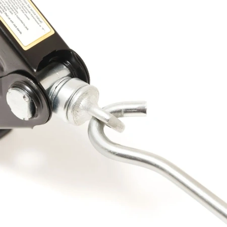 Домкрат механический ''ромб''1.2т с резиновой накладкой (h min 100мм, h max 350мм)