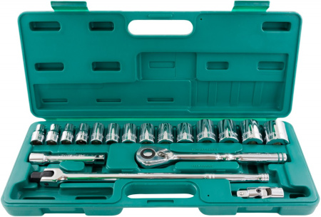 Набор головок торцевых дюймовых S05H4219S, 1/2"DR, SAE 3/8"--1-1/4", 19 предметов
