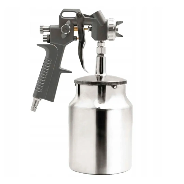 Набор пневмоинструмента 5пр.(краскопульт-сопло 1.5мм,обдувочник,подкачка,промывка+шланг 5м)